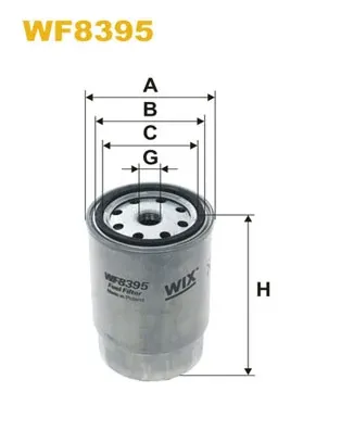 Паливний фільтр WF8395 WIX