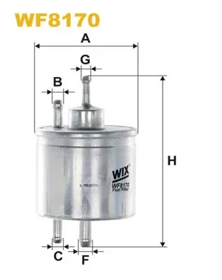 Паливний фільтр WF8170 WIX