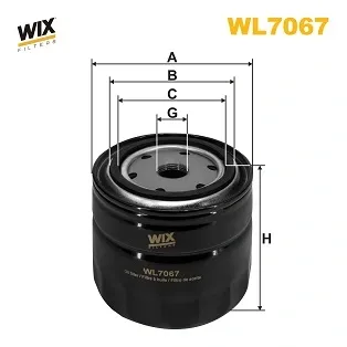 Масляний фільтр WL7067 WIX