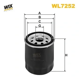 Масляний фільтр WL7252 WIX