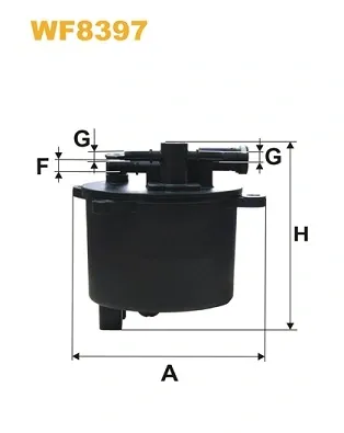 Паливний фільтр WF8397 WIX