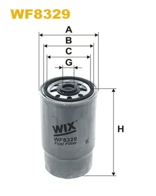 Паливний фільтр WF8329 WIX