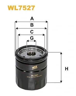 Масляний фільтр WL7527 WIX