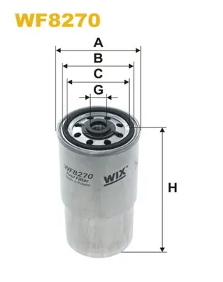 Паливний фільтр WF8270 WIX
