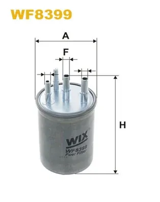 Паливний фільтр WF8399 WIX