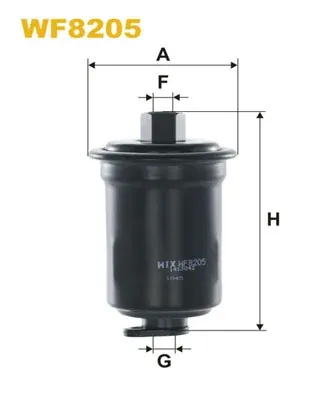 Паливний фільтр WF8205 WIX
