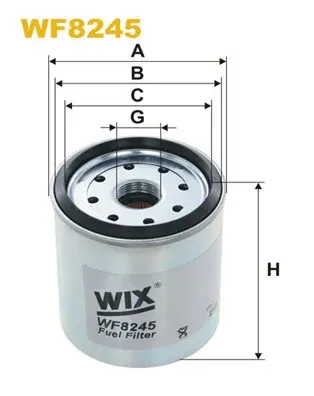 Паливний фільтр WF8245 WIX