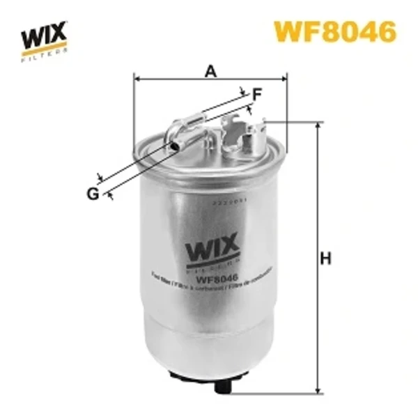 Паливний фільтр WF8046 WIX