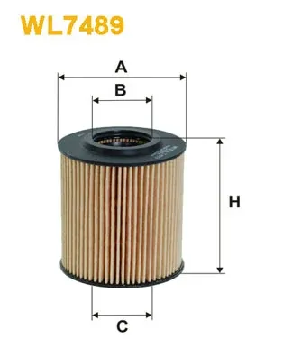 Масляний фільтр WL7489 WIX