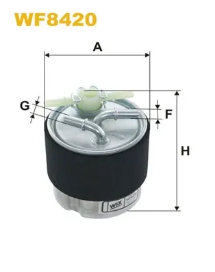 Паливний фільтр WF8420 WIX