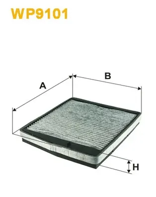 Фільтр салону WP9101 WIX