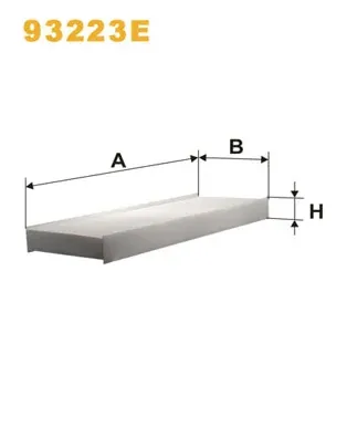 Фільтр салону 93223E WIX