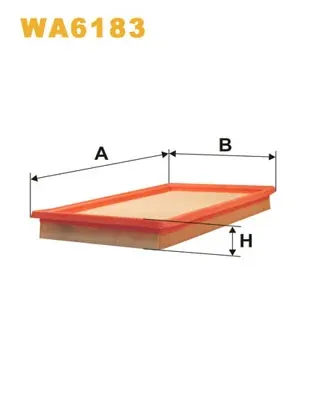 Повітряний фільтр WA6183 WIX