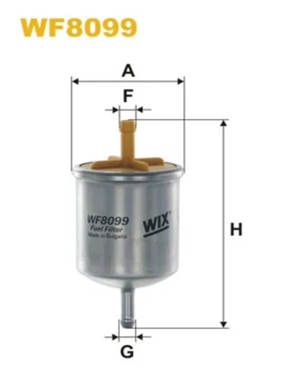 Паливний фільтр WF8099 WIX