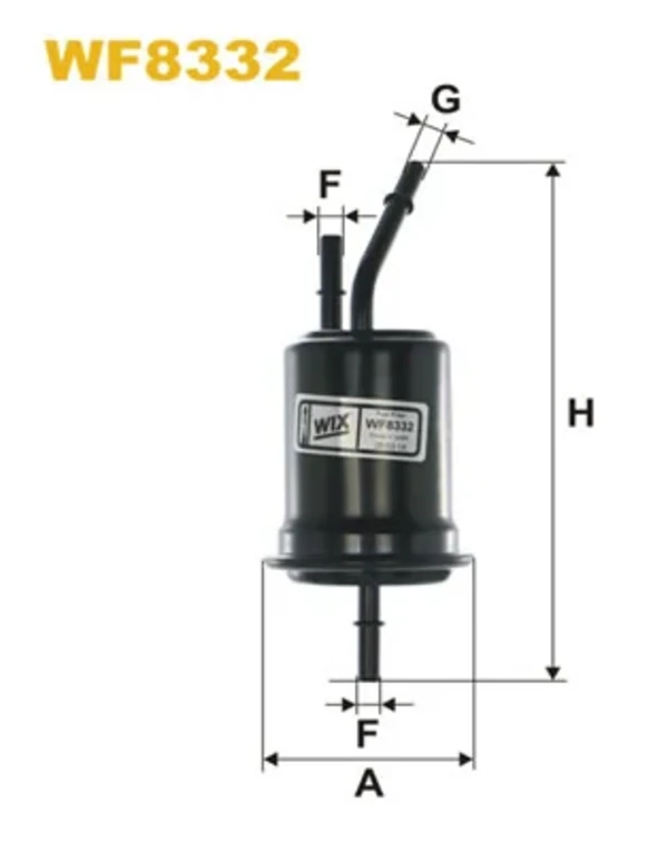 Паливний фільтр WF8332 WIX