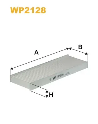 Фільтр салону WP2128 WIX
