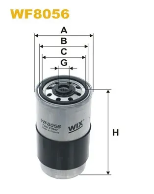 Паливний фільтр WF8056 WIX