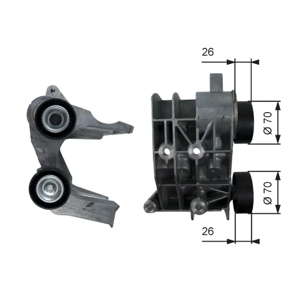 Кронштейн генератора 331316171448 Magneti Marelli
