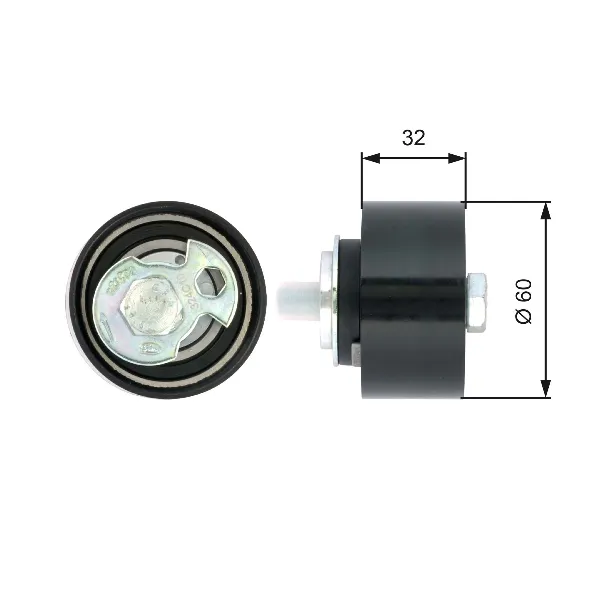 Ролик натягувача ременя ГРМ Ford Transit IV