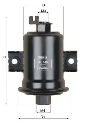 Паливний фільтр KL140 Mahle Original