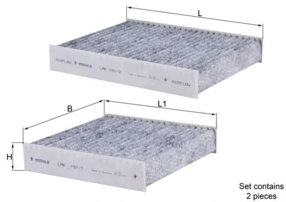 Фільтр салону LAK191S Mahle Original