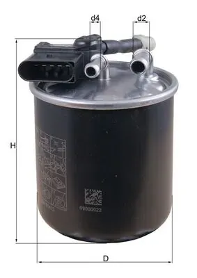 Паливний фільтр KL913 Mahle Original