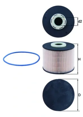 Паливний фільтр KX331D Mahle Original
