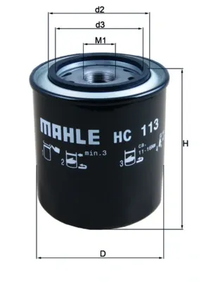 Фільтр АКПП HC113 Mahle Original