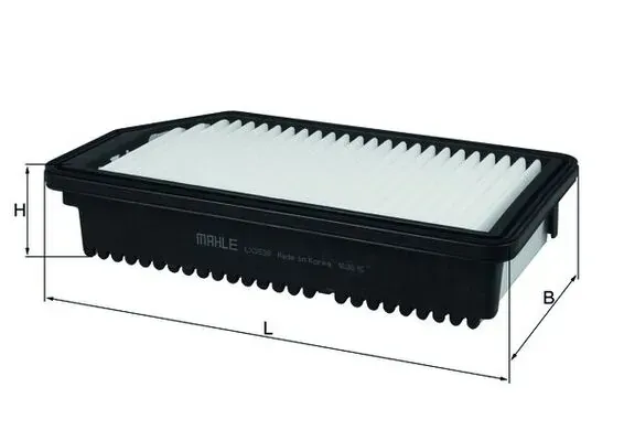 Повітряний фільтр LX3538 Mahle Original