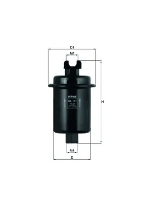 Паливний фільтр KL111 Mahle Original