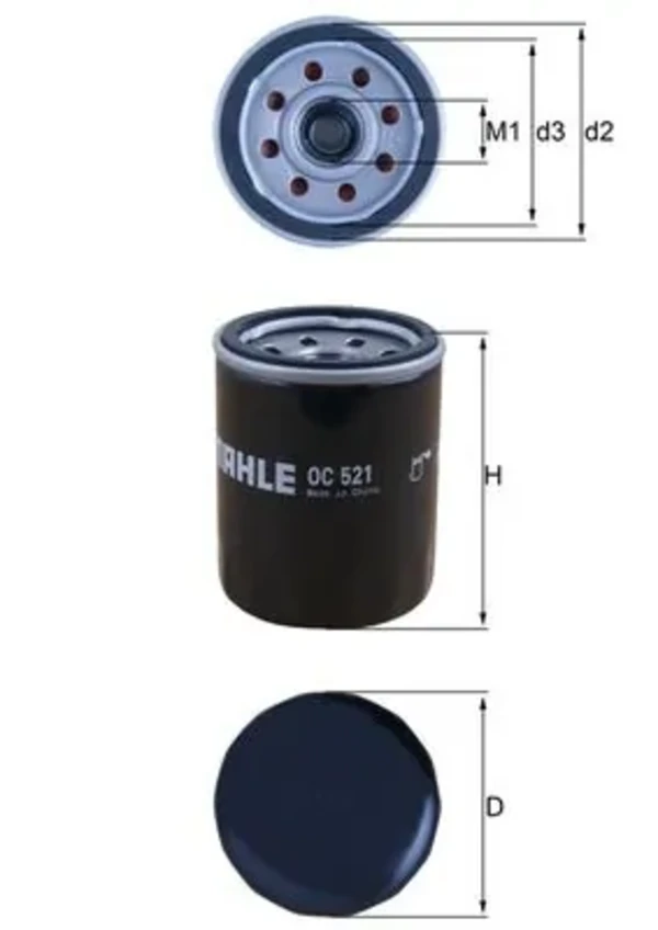 Масляний фільтр OC521 Mahle Original