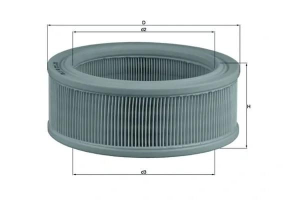 Повітряний фільтр LX140 Mahle Original