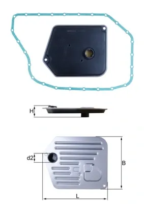Фільтр АКПП HX268D Mahle Original