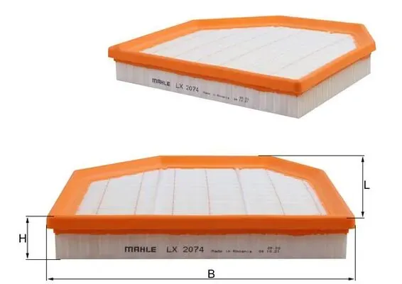 Повітряний фільтр LX2074 Mahle Original