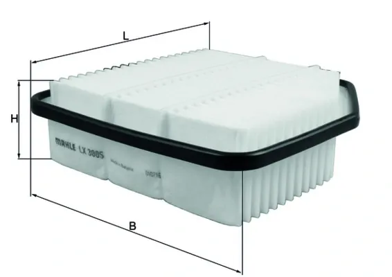 Повітряний фільтр LX3005 Mahle Original