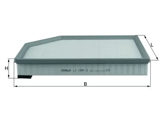 Повітряний фільтр LX15912 Mahle Original