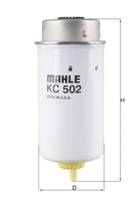 Паливний фільтр KC502 Mahle Original