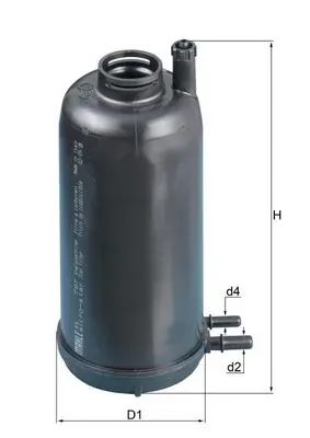 Паливний фільтр KL707D Mahle Original