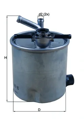 Паливний фільтр KL44035 Mahle Original