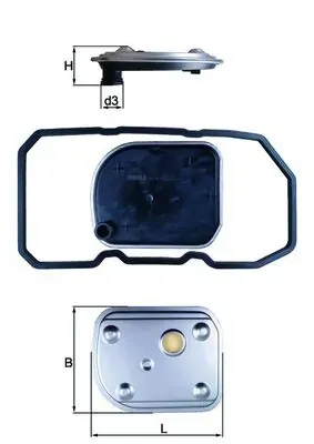 Фільтр АКПП HX158D Mahle Original