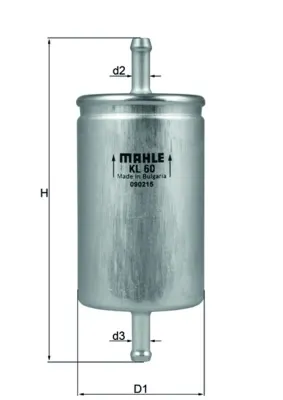 Паливний фільтр KL60 Mahle Original