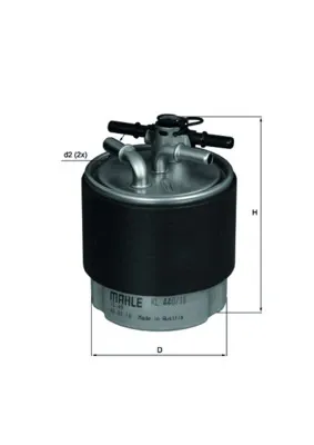 Паливний фільтр KL44018 Mahle Original