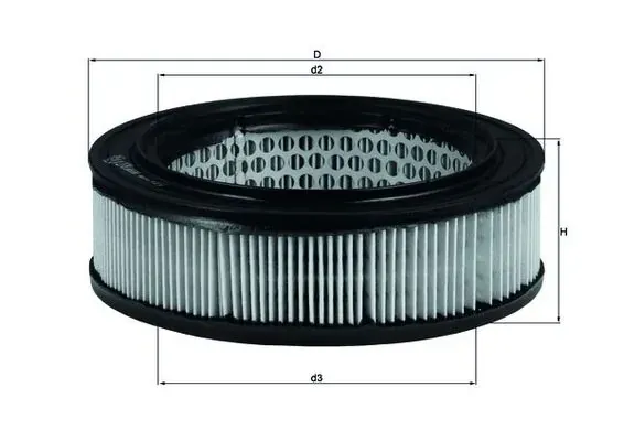 Повітряний фільтр LX278 Mahle Original
