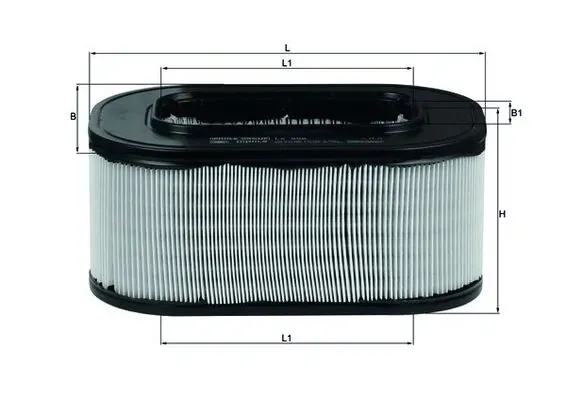 Повітряний фільтр LX558 Mahle Original