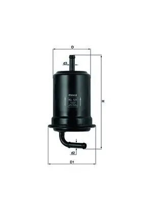 Паливний фільтр KL121 Mahle Original