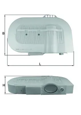 Повітряний фільтр LX2810 Mahle Original