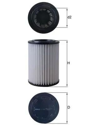 Повітряний фільтр LX5363 Mahle Original