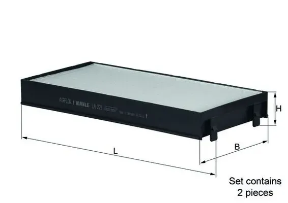 Фільтр салону LA221S Mahle Original