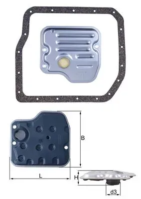 Фільтр АКПП HX237D Mahle Original