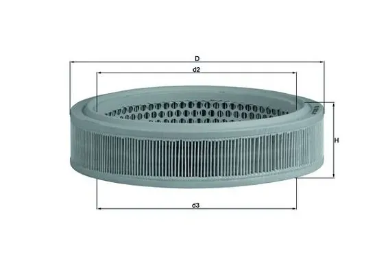 Повітряний фільтр LX166 Mahle Original